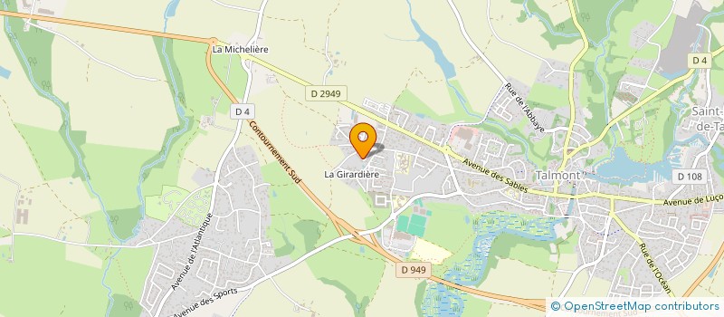 localisation de l'entreprise MATIRO  TALMONT-SAINT-HILAIRE