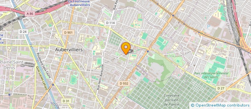 localisation de l'entreprise MATIS à AUBERVILLIERS