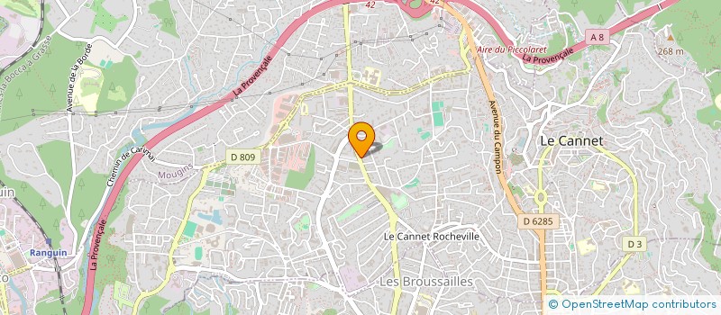 localisation de l'entreprise MATIS PIZZA à LE CANNET