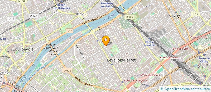 localisation de l'entreprise MATIS SOLUTIONS à LEVALLOIS-PERRET