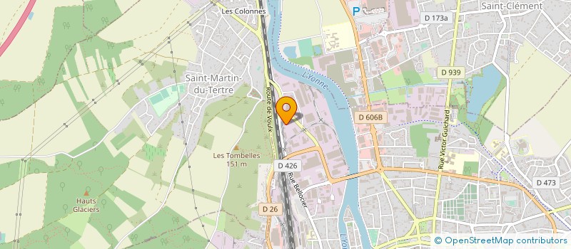 localisation de l'entreprise MATISA à SENS