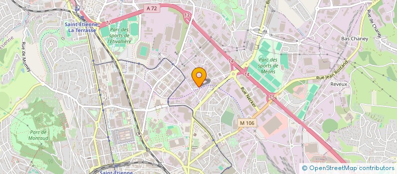 localisation de l'entreprise MATISS  SAINT-ETIENNE