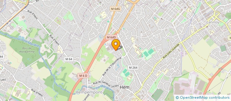 localisation de l'entreprise MATISSAJE  HEM