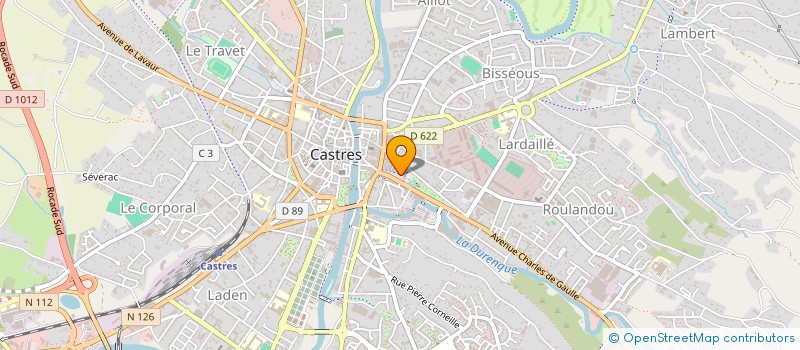 localisation de l'entreprise MATISSE  CASTRES