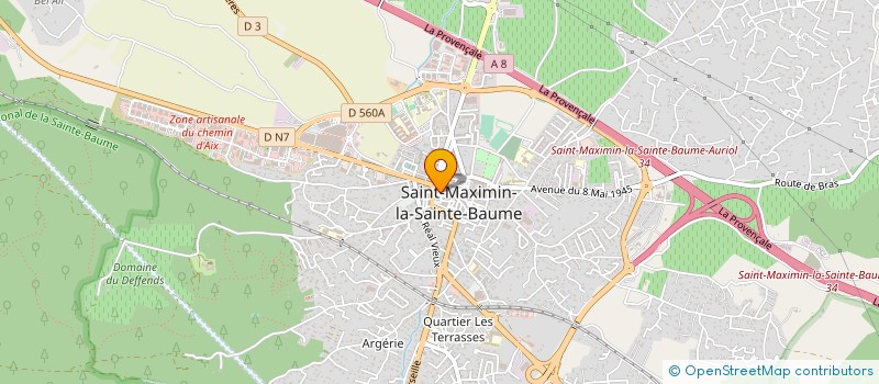 localisation de l'entreprise MATISSIMMO à SAINT-MAXIMIN-LA-SAINTE-BAUME