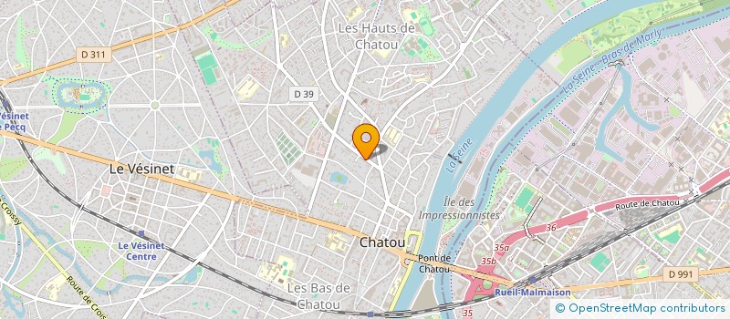 localisation de l'entreprise MATISSIMO CONSEILS  CHATOU