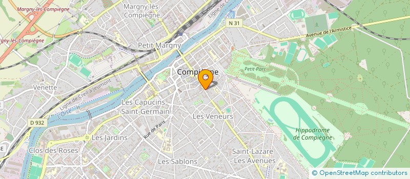 localisation de l'entreprise MATISTE  COMPIEGNE