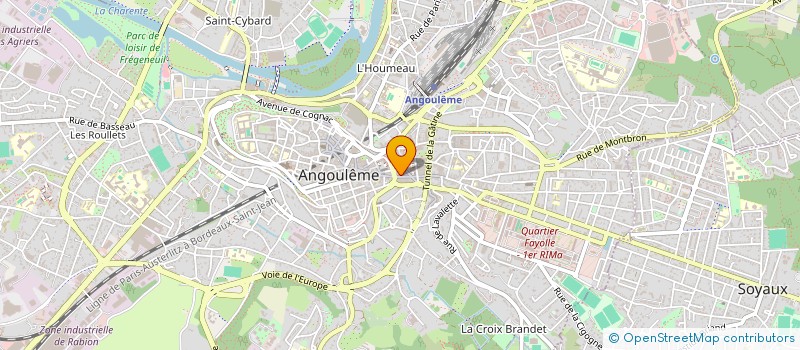 localisation de l'entreprise MATIVA DISTRI à ANGOULEME