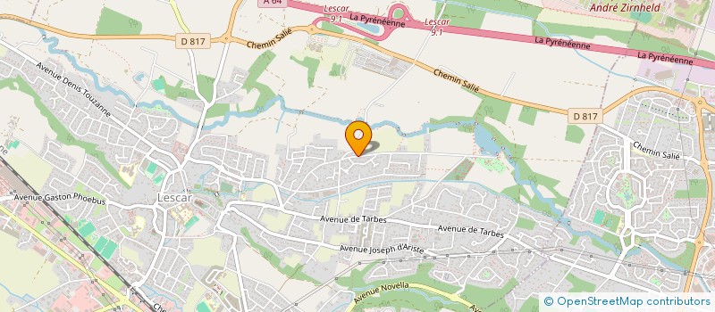 localisation de l'entreprise MATIVE  LESCAR