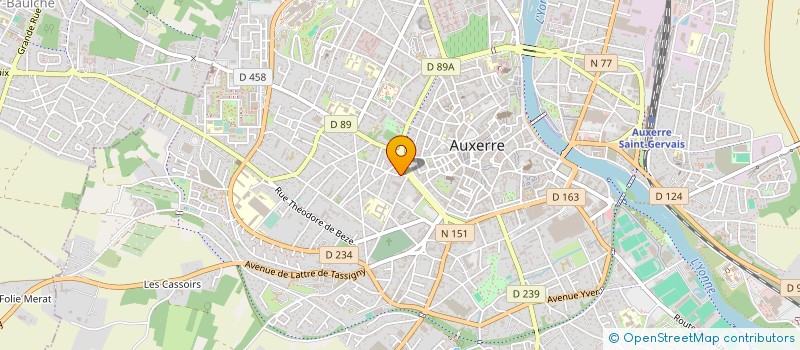 localisation de l'entreprise MATIVET à AUXERRE
