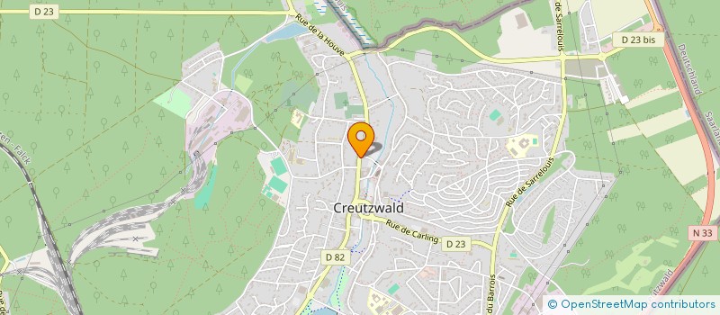 localisation de l'entreprise MATIVI  CREUTZWALD