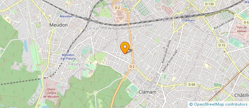localisation de l'entreprise MATIVOX à CLAMART