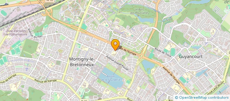 localisation de l'entreprise MATIXU 78  MONTIGNY-LE-BRETONNEUX