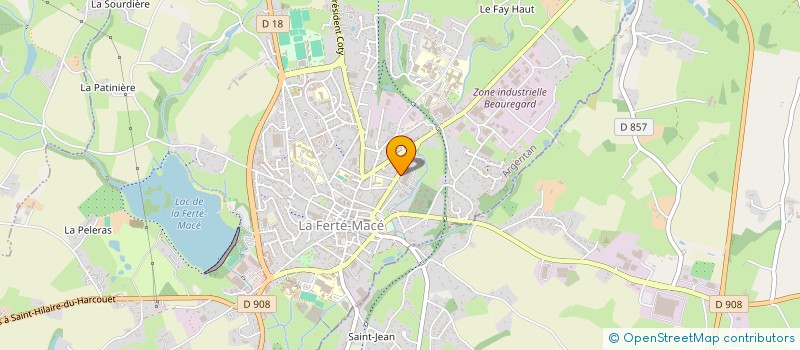 localisation de l'entreprise MATKO à LA FERTE MACE