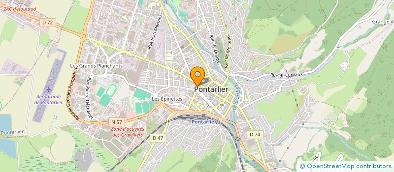localisation de l'entreprise MATL à PONTARLIER