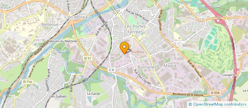 localisation de l'entreprise MATL CONSULTING SERVICES à LIMOGES