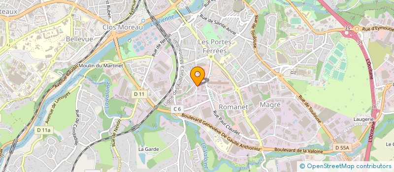 localisation de l'entreprise MATL ENERGY à LIMOGES