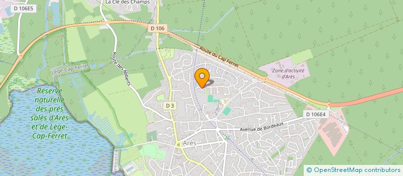 localisation de l'entreprise MATLAU 33  ARES