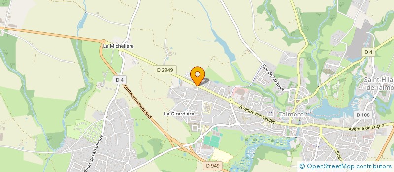 localisation de l'entreprise MATLAU  TALMONT-SAINT-HILAIRE