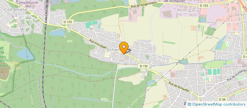 localisation de l'entreprise MATLAU  RICHWILLER