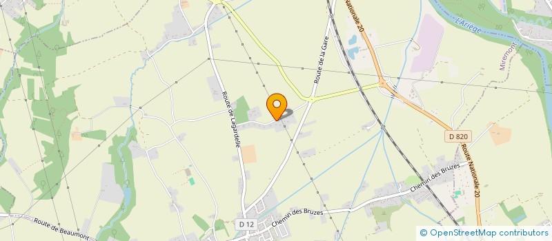 localisation de l'entreprise MATLAU  MIREMONT