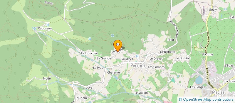 localisation de l'entreprise MATLAU  VERANNE