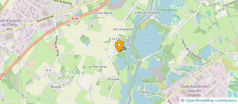 localisation de l'entreprise MATLAU  LE RHEU