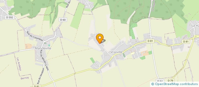 localisation de l'entreprise MATLAU  VRAIVILLE