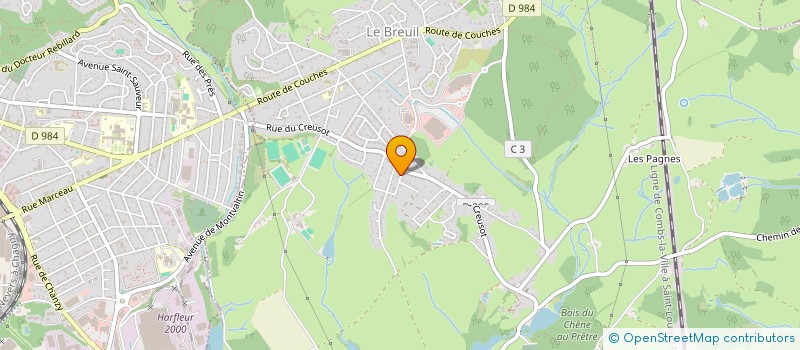 localisation de l'entreprise MATLELOU  LE BREUIL