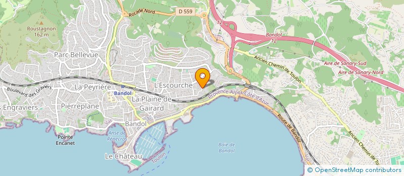 localisation de l'entreprise MATLEO  BANDOL