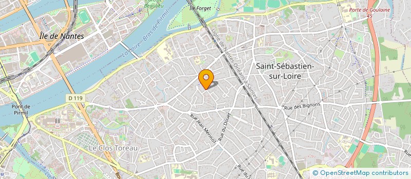 localisation de l'entreprise MATLIS à SAINT-SEBASTIEN-SUR-LOIRE