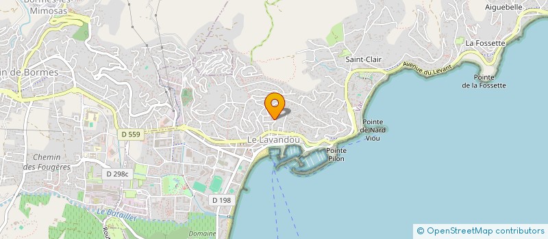localisation de l'entreprise MATLO à LE LAVANDOU