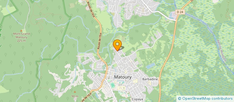 localisation de l'entreprise MATLOC à MATOURY