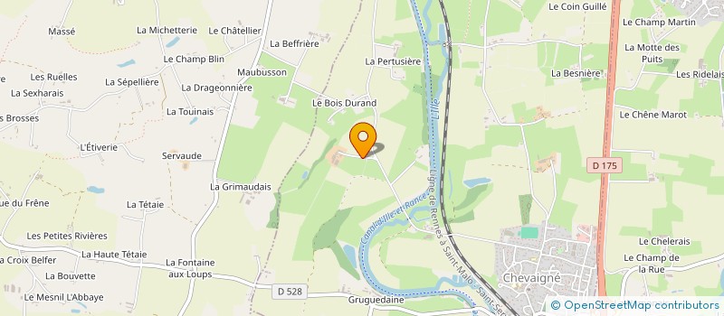 localisation de l'entreprise MATLONO  CHEVAIGNE