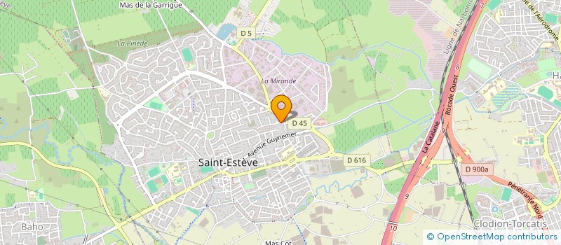 localisation de l'entreprise MATLOTS RR  SAINT-ESTEVE