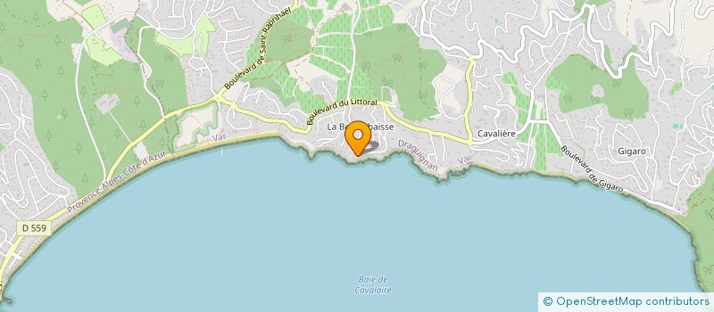 localisation de l'entreprise MATLOU  LA CROIX-VALMER