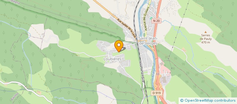 localisation de l'entreprise MATLOU à LOUBIERES