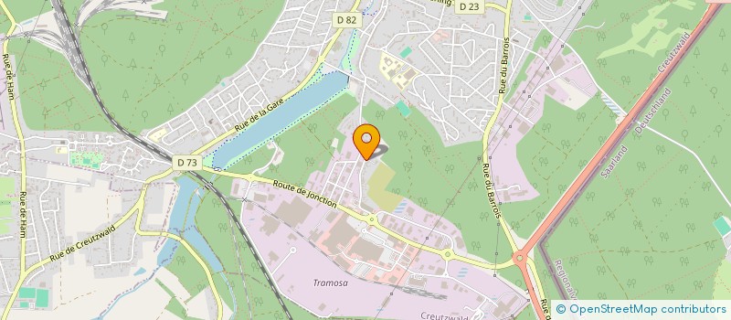 localisation de l'entreprise MATLOU  CREUTZWALD