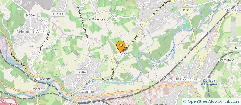 localisation de l'entreprise MATLUCA  CHAZAY-D'AZERGUES