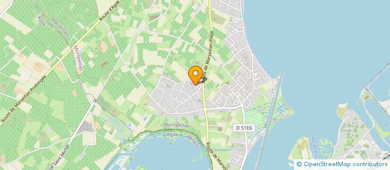 localisation de l'entreprise MATMAE  MARSEILLAN