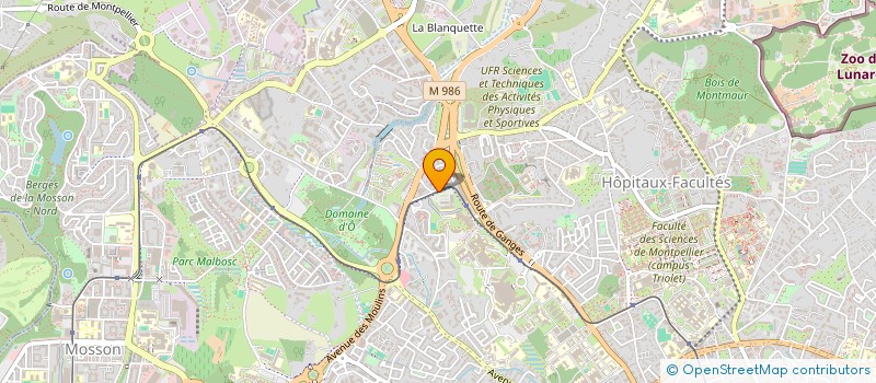 localisation de l'entreprise MATMAE à MONTPELLIER