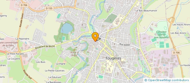 localisation de l'entreprise MATMALO  FOUGERES