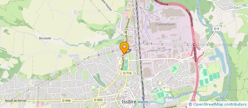 localisation de l'entreprise MATMAN 75  ISSOIRE