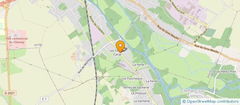 localisation de l'entreprise MATMAPUB à AMILLY