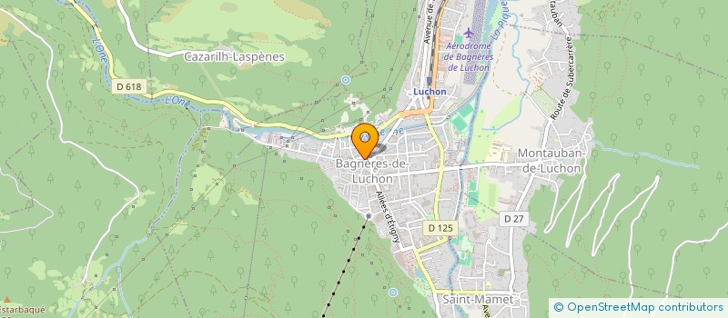 localisation de l'entreprise MATMAR à BAGNERES-DE-LUCHON