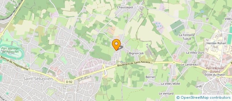 localisation de l'entreprise MATMAR INVEST à PORNICHET