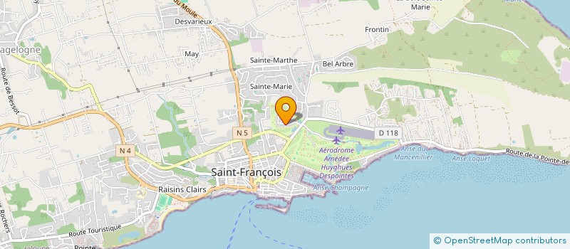 localisation de l'entreprise MATMAX à SAINT-FRANCOIS