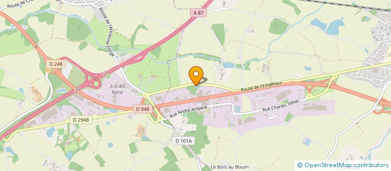 localisation de l'entreprise MATMOND à LA CHAIZE-LE-VICOMTE