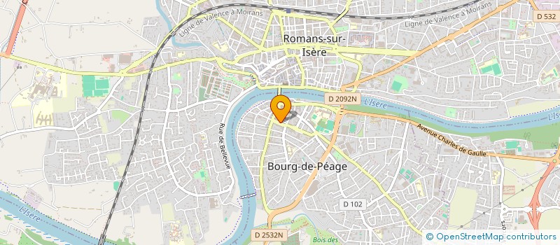 localisation de l'entreprise MATNAT  BOURG-DE-PEAGE