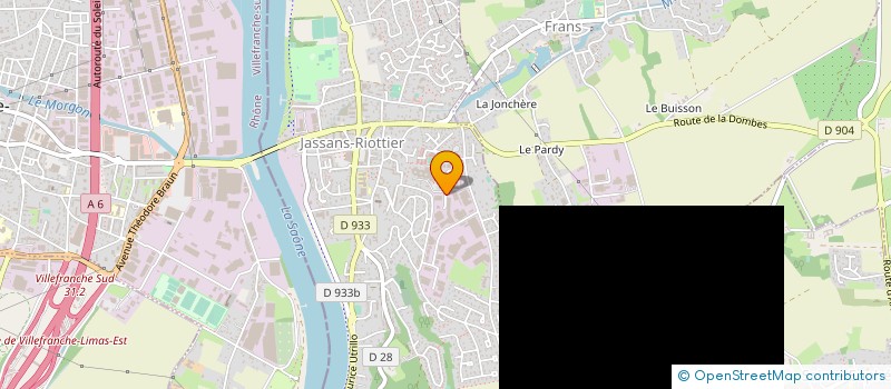 localisation de l'entreprise MATNEL à JASSANS-RIOTTIER